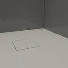 Ralo Quadrado Invisível Oculto 10x10 cm Cinza - Com Tela Anti