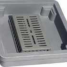 Ralo Quadrado Oculto Com Inox 20x20