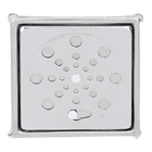 Ralo Quadrado Pequeno Aço Inox 10cm Equation
