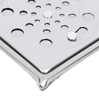 Ralo Quadrado Pequeno Aço Inox 10cm Equation