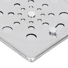 Ralo Quadrado Pequeno Aço Inox 10cm Equation