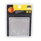 Ralo Quadrado Pequeno com Fecho e Caixilho Inox 304 Cromado Equation