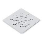 Ralo Quadrado Pequeno com Fecho Inox 304 Cromado Equation