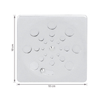 Ralo Quadrado Pequeno com Fecho Inox 304 Cromado Equation