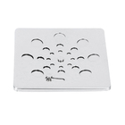 Ralo Quadrado Pequeno com Fecho Inox 304 Cromado Equation