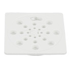 Ralo Quadrado Pequeno Plástico 10cm Overtime