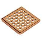 Ralo Quadrado Pequeno com Caixilho Rose Gold Fani