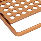 Ralo Quadrado Pequeno com Caixilho Rose Gold Fani