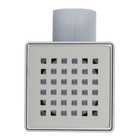 Ralo Quadrado Pequeno Sifonado 10cm Aço Inox 304 Odem