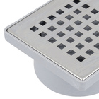 Ralo Quadrado Pequeno Sifonado 10cm Aço Inox 304 Odem