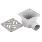 Ralo Quadrado Pequeno Sifonado Orientável 11cm Aço Inox 304 Odem