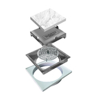 Ralo Quattro Oculto Inox 10x10 Cm