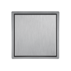 Ralo Quattro Vistta Inox Escovado 10 X 10 Cm