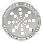 Ralo Redondo Grande com Caixilho Inox 304 Cromado Equation