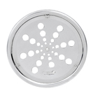 Ralo Redondo Grande com Fecho e Caixilho Inox 304 Cromado Equation