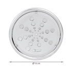 Ralo Redondo Grande com Fecho e Caixilho Inox 304 Cromado Equation