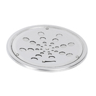 Ralo Redondo Grande com Fecho e Caixilho Inox 304 Cromado Equation