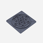 Ralo Seco Sifonado Com Fecho 10x10 Cm (cinza)