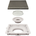 Ralo Simples Premium Quadrado 10cm Inox Estrela