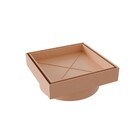 Ralo Smart Invisível Oculto Bege 10x10cm Quadrado Estrela