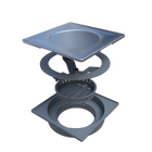 Ralo Touch em Inox 15,5x15,5cm Elleve