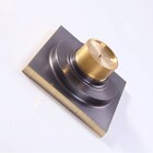 Ralo Vintage Retrô Quadrado Carpas Bronze Antigo 10x10 RR25B