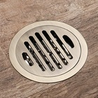 Ralo Vintage Retrô Redondo Bronze Antigo DR01B 10cm