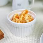 Ramekin Canelado Porcelana 40ml Classic Branco Lyor Molheira