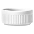Ramekin Porcelana 130ml Canelado Branco Germer Tigela Para M