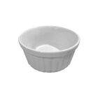 Ramequim Canelado Em Cerâmica 10,5 Cm 250 Ml Branco