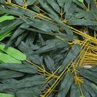 Ramo Decoração Arranjo Bambu Artificial Planta Decorativa Plá