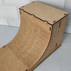 Rampa De Skate De Dedo Pista Tech Deck Com Corrimão Brinquedo