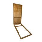 Rampa para Cachorro e Gato G Madeira Bege Settis