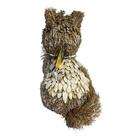 Raposa Decorativa Em Palha 1pc 22x15x20 Cm Decoração De Natal