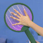 Raquete Elétrica Com Luz Ultravioleta Recarregável