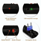 Raquete Elétrica Mata Insetos Moscas Pernilongos Recarregável