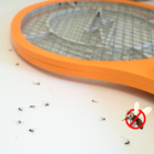 Raquete Elétrica Mata Insetos Moscas Pernilongos Recarregável