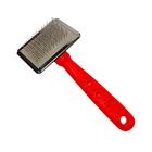 Rasqueadeira Escova Tira Pelos De Gato Cachorro Vermelha 14,5