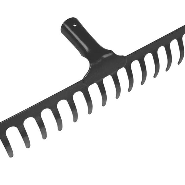 Rastelo Ancinho Metalico Curvo Leve 16 Dentes Sem Cabo Tramon