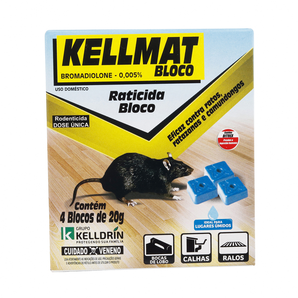 Raticida Sólido 01 Sache 16g Kelldrin