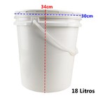 Ratoeira Pega Rato Armadilha Com Balde 18 Litros Captura Rata