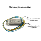 Reator Inversor 12v Intral Para Lâmpada Tubular 15/20w 12v