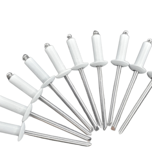 Rebite Pop De Repuxo De Alumínio Branco 412 4x12mm Com 100 Pçs