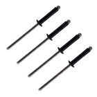 Rebite Pop De Repuxo De Alumínio Preto 316 3.2x16mm 100 Pçs