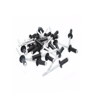 Rebite Repuxo 410 - 4,0x10 - Aluminio Preto - Pct C/100 Pcs