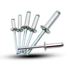 Rebite Repuxo 414 - 4,0x14 Aluminio Brilhante Pct C/100 Pcs