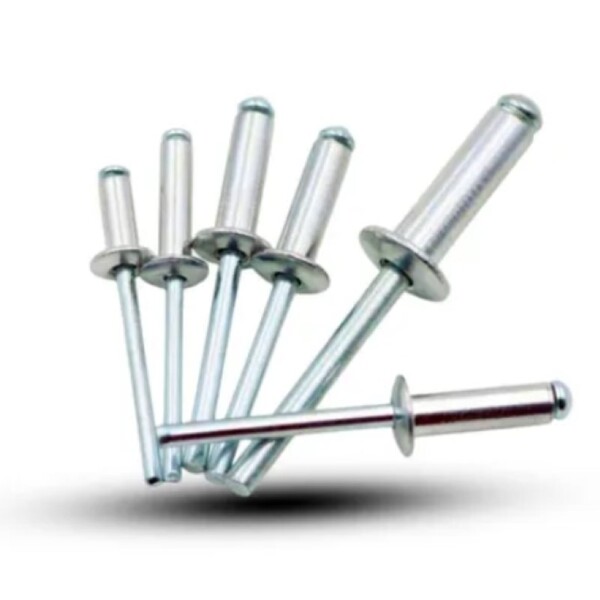 Rebite Repuxo 414 - 4,0x14 Aluminio Brilhante Pct C/100 Pcs