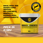 Reboco E Concreto Aditivo Impermeabilizante Profissional 10kg