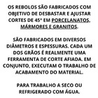 Rebolo Copo Cônico Mini Grão 60 - Forcety