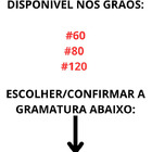 Rebolo Copo Cônico Mini Grão 80 - Forcety